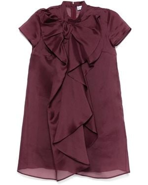 Viktor & Rolf リボンディテール ミニドレス - パープル