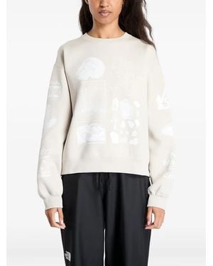 Nike Acg Graphic-Print Crew-Neck Sweatshirt - White