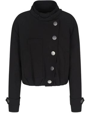 Giorgio Armani Long-Sleeve Jacket - Black
