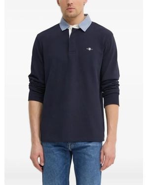 GANT Polo A Maniche Lunghe - Blu