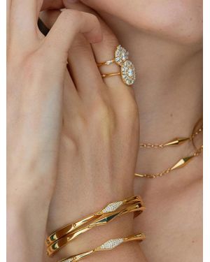 Monica Rich Kosann Points North Cuff Bracelets - Brown