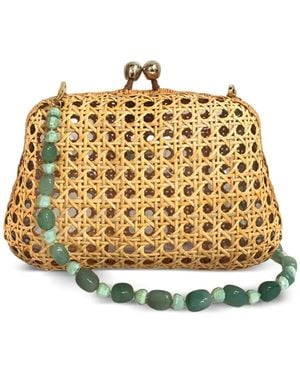 Serpui Bolso de mano Blair con cuentas - Metálico