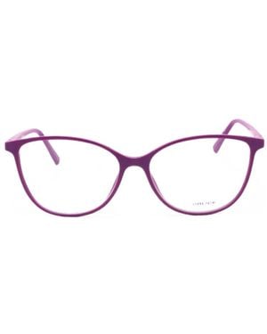 Police Cat-Eye Glasses - Purple