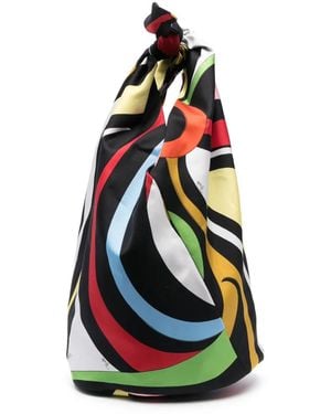 PUCCI Bolso Bombonera Con Motivo Marmo - Blanco