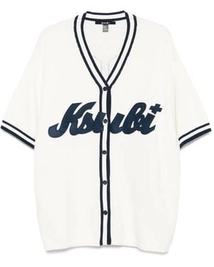 Ksubi Knit Baseball Cardigan - White