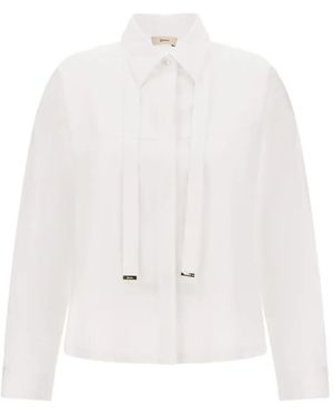 Herno Zijden Blouse - Wit