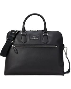 Polo Ralph Lauren Leather Briefcase - Black