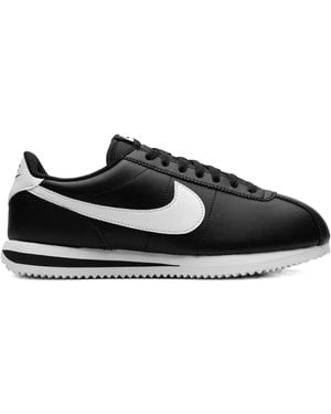 Nike Cortez Leather Trainers - Black