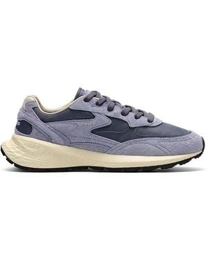 HOFF City Sneakers Mit Wildledereinsätzen - Blau
