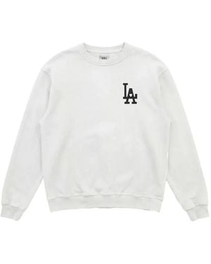 HTC Logo-Print Distressed Jumper - White