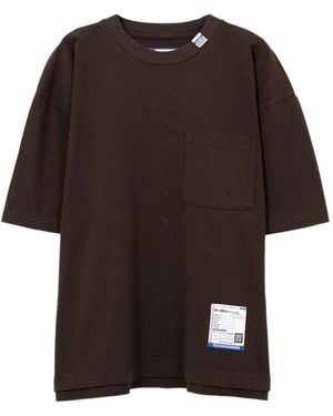in・stru(men-tal) T-Shirt Met Halve Mouwen En Zak - Zwart