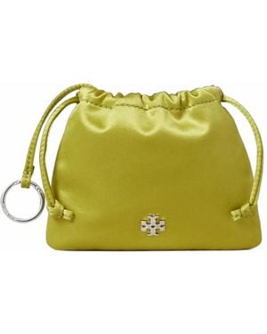Tory Burch Satin Pouch Bag Charm - Green