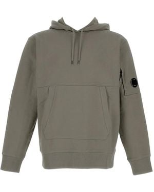 C.P. Company Kangaroo-Pocket Hoodie - Grey