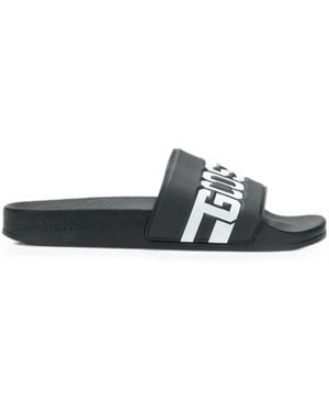 Gcds Sandalias Con Logo Estampado - Blanco