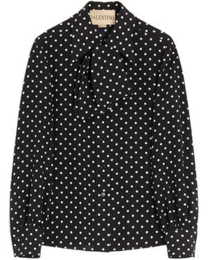 Valentino Garavani Plusdepois Buttoned Shirt - Black