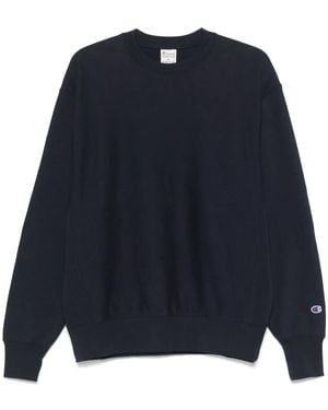 Champion ロゴ スウェットシャツ - ブルー