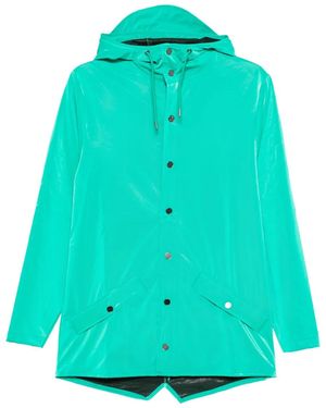 Rains Hooded Jacket - Blue