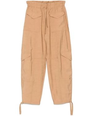 Ganni ドローストリング パンツ - ホワイト