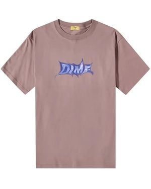 Dime Ghostly Font T-shirt - ピンク