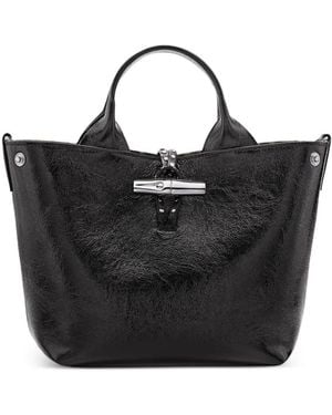 Longchamp ル ロゾ ハンドバッグ S - ブラック