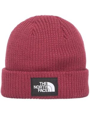 The North Face Gorro Salty Con Parche Del Logo - Rojo