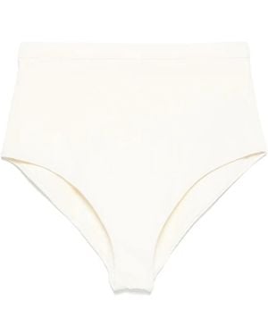 Jil Sander High-Waisted Bikini Bottoms - White