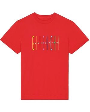 Givenchy ロゴ Tシャツ - レッド