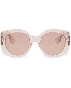 Fendi Square-Frame Sunglasses - Pink