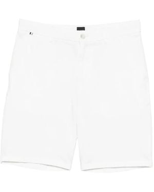 BOSS Logo-Patch Shorts - White