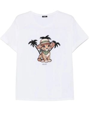 Liu Jo T-Shirt With Print - White