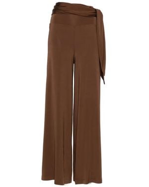 Marella Abete Tie-Waist Pants Set (Set Of Two) - Brown