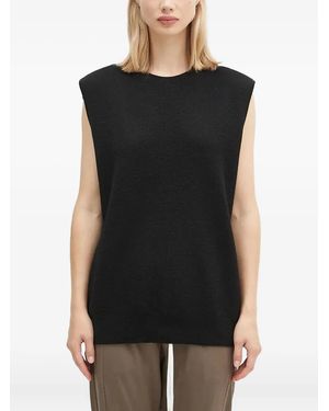 Y-3 Top mit 3 Streifen - Schwarz