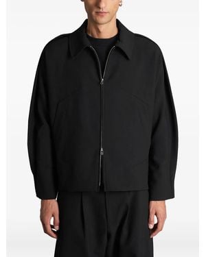 _J.L - A.L_ Uvas Jacke mit Reißverschluss - Schwarz