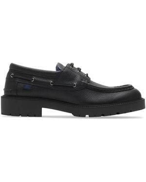 Burberry Raft Boat Shoes - Black