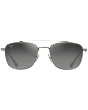 Maui Jim Lunettes De Soleil Kahana À Monture Carrée - Grey