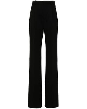 Saint Laurent High-Waisted Trousers - Black