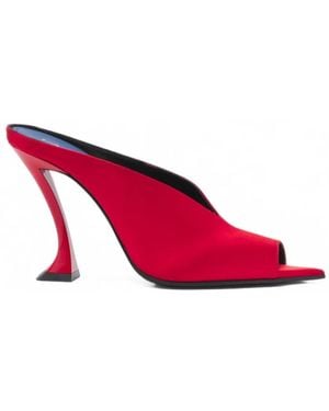 Lanvin Sandales Midnight Step À Bout Ouvert En Satin - Rose