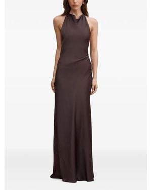 EVER NEW Halter-Neck Back-Tie Maxi Dress - Purple