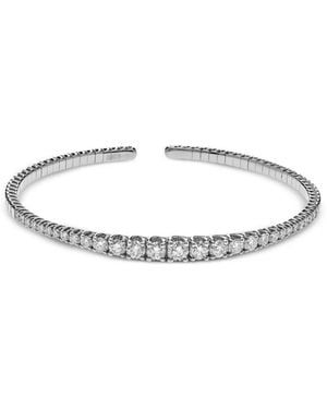 Jewels Aficionado 18Kt Diamond Cuff Bracelet - White