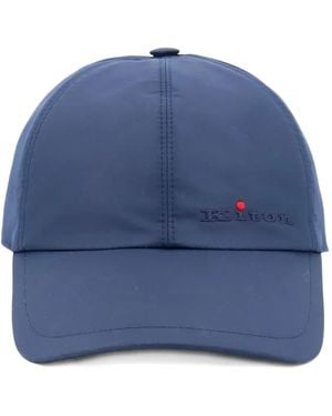 Kiton Logo-Embroidered Baseball Cap - Blue
