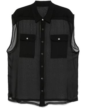 Rick Owens Jumbo Shirt - Black