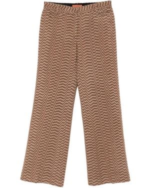 Missoni Zigzag Trousers - Brown