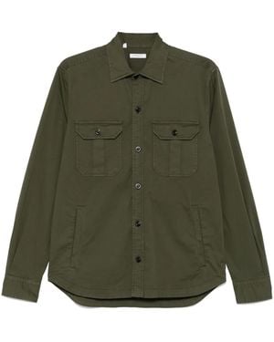Boglioli Twill Shirt Jacket - Green