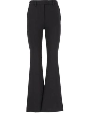 Al Duca d'Aosta Flared Pants - Black