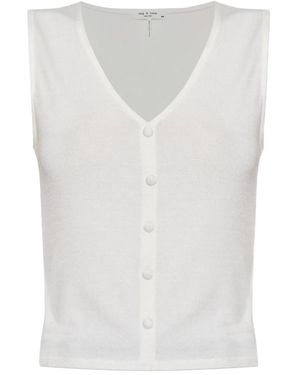 Rag & Bone Jackie Vest - White