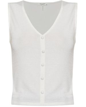 Rag & Bone Jackie vest - Weiß