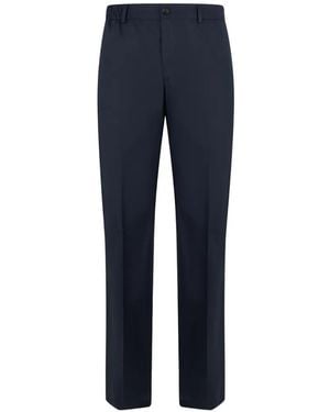 Slowear Elasticated-Waistband Tailored Trousers - Blue