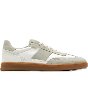 Collegium Pillar Court Lace-Up Trainers - White