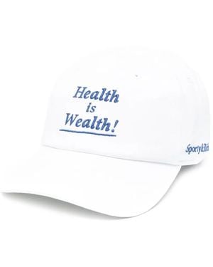 Sporty & Rich Gorra Health Is Wealth - Blanco