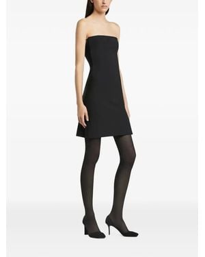 Courreges Bustier Lingerie Mini Dress - Black